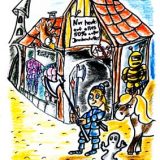 Literatur | Der Kleine Ritter von Michael Klüter | Buch 1 | Zeichnungen von Marion Klüter | Im Einkaufszentrum | Bild 16