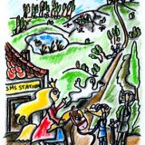 Literatur | Der Kleine Ritter von Michael Klüter | Buch 1 | Zeichnungen von Marion Klüter | SMS an den König | Bild 20