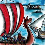 Literatur | Der Kleine Ritter von Michael Klüter | Buch 2 | Zeichnungen von Marion Klüter | Bei den Wikingern | Bild 12