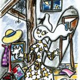 Literatur | Der Kleine Ritter von Michael Klüter | Buch 2 | Zeichnungen von Marion Klüter | Spukines neues Kleid | Bild 15