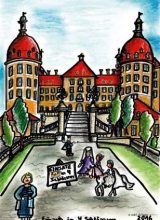 Literatur | Der Kleine Ritter von Michael Klüter | Buch 2 | Zeichnungen von Marion Klüter | Bauen in vier Schlössern | Bild 24