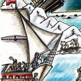 Literatur | Der Kleine Ritter von Michael Klüter | Buch 2 | Zeichnungen von Marion Klüter | Im ewigen Eis | Bild 29