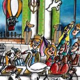 Literatur | Der Kleine Ritter von Michael Klüter | Buch 2 | Zeichnungen von Marion Klüter | Das Festmahl | Bild 62-2