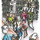 Zeichnungen | Die neue Lehrerin | Marion Klüter | Bild 6