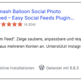 WordPress | Plugins | Social Photo Feed