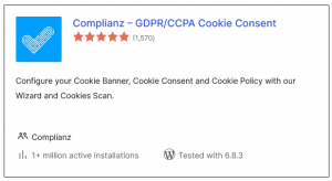Wordpress | Plugin Complianz-GDPRCCPA Cookie-Consent
