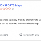 WordPress | Plugins | Clicksports Maps