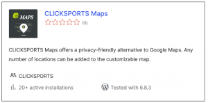 Wordpress | Clicksports Maps
