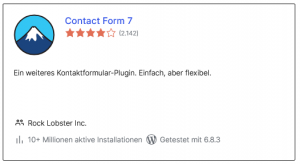 Wordpress | Plugin Contact Form 7