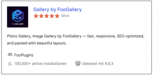 Wordpress | Plugin Gallery by FooGallery
