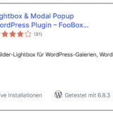 WordPress | Plugins | Lightbox and Modal Popup FooBox