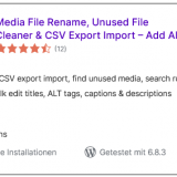 WordPress | Plugins | Media File Rename