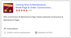 Wordpress | Plugin Coming Soon & Maintenance Mode Page & Under Construction