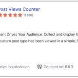 WordPress | Plugins | Post Views Counter