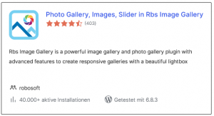 Wordpress | Plugin Robo Gallery