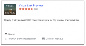 WordPress | Plugin Visual Link Preview