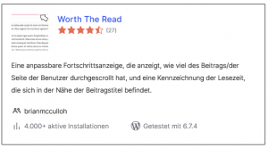 WordPress | Plugins | Worth The Read