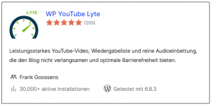 WordPress | Plugins | WP YouTube Lyte