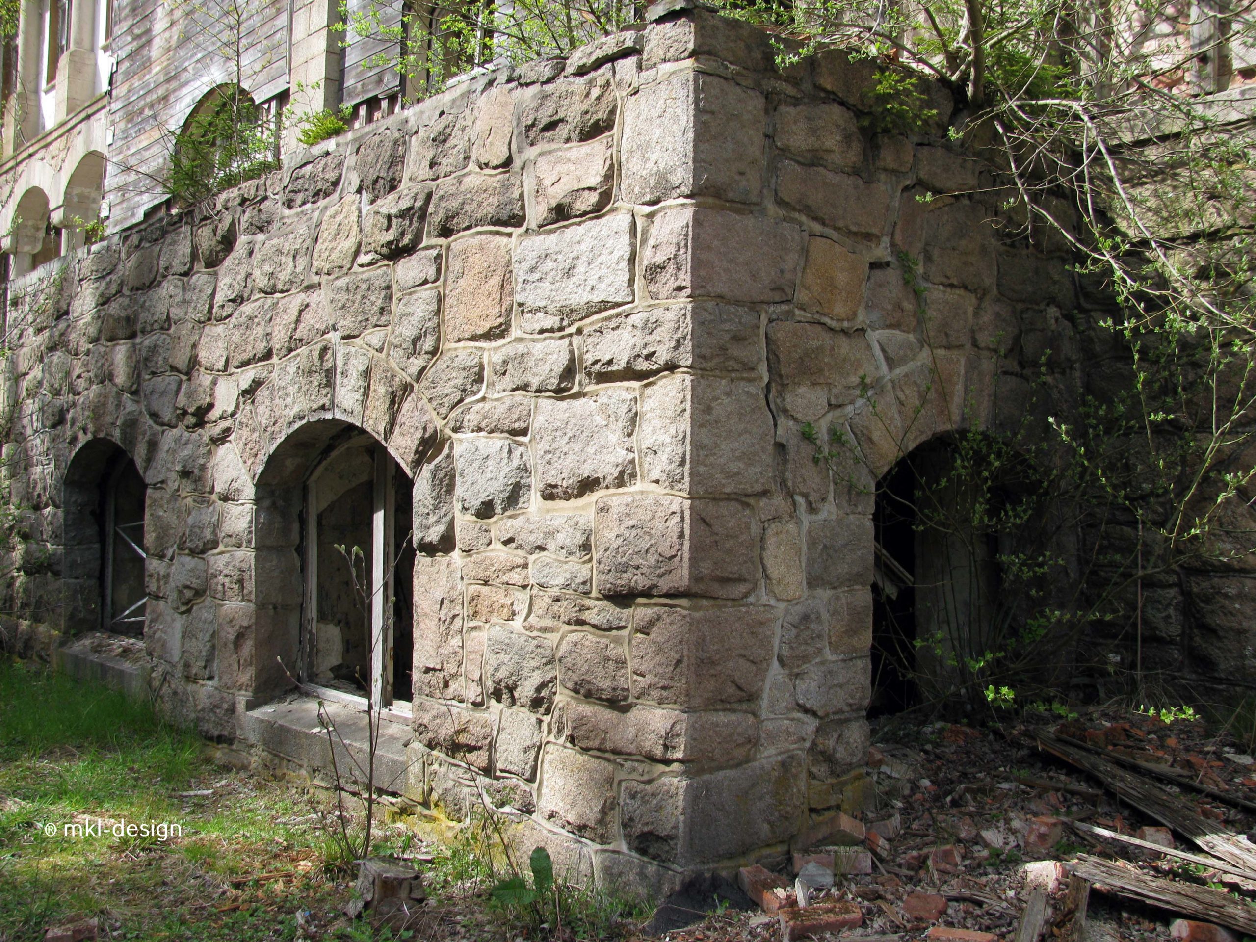 Lost Places | Johanniterheilstätte bei Sorge im Harz | Kurheim Vorderseite | Bild 21