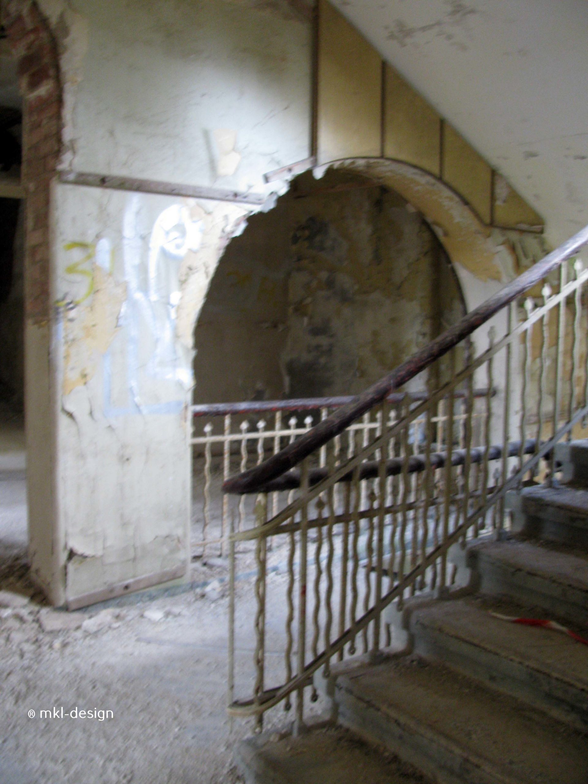 Lost Places | Johanniterheilstätte bei Sorge im Harz | Kurheim Treppenhaus | Bild 78