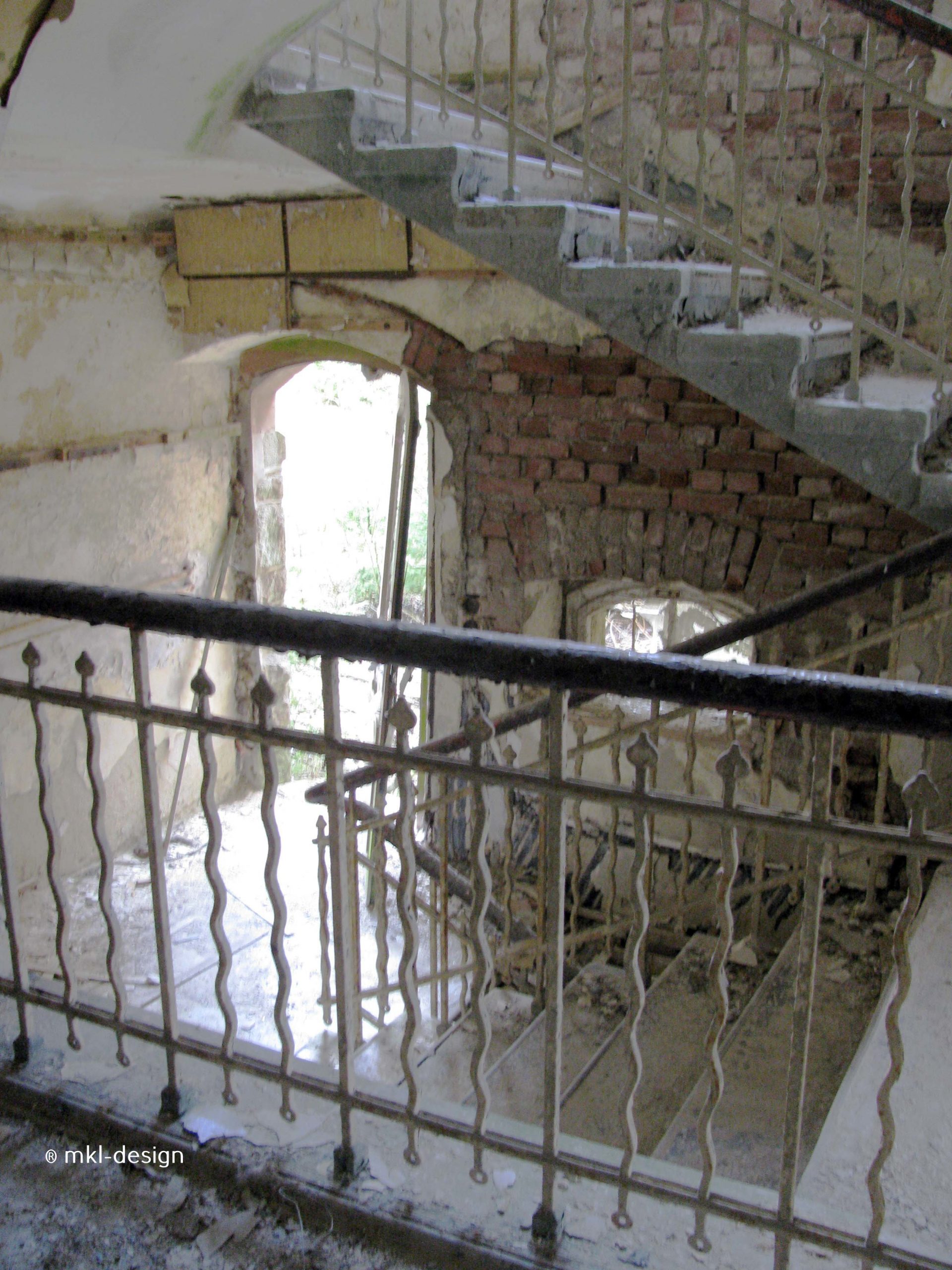 Lost Places | Johanniterheilstätte bei Sorge im Harz | Kurheim Treppenhaus | Bild 79
