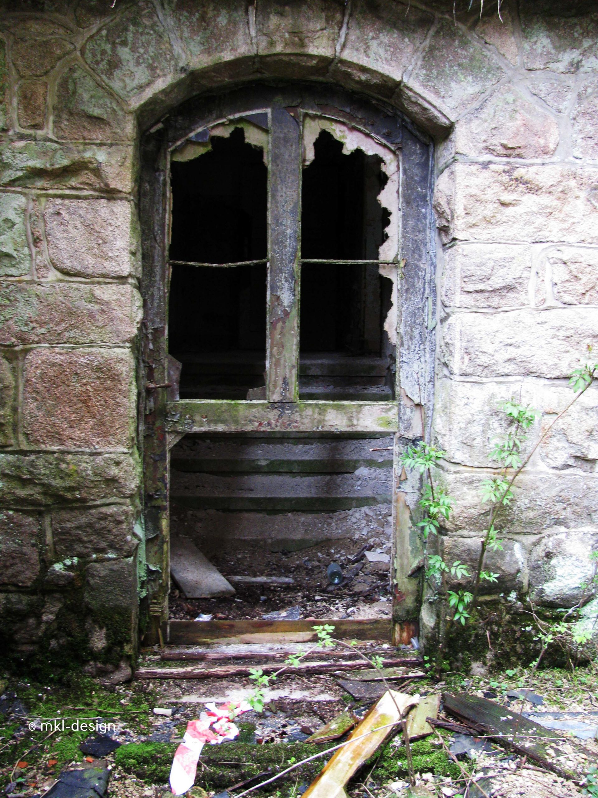 Lost Places | Johanniterheilstätte bei Sorge im Harz | Kurheim Innenhof | Bild 84