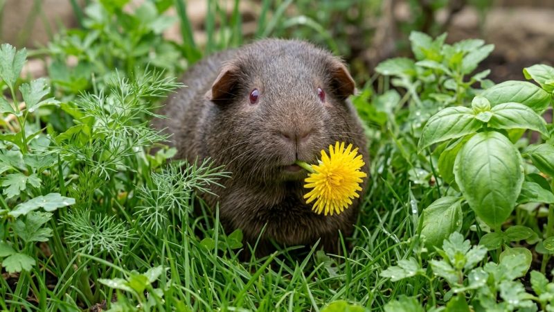 Die Welt der Kräuter für Meerschweinchen