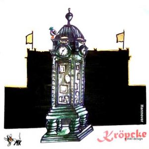 Die Kröpcke-Uhr Zeichnungen | Hannover | Die Kröpcke-Uhr | Bild 5