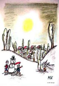 Im Schnee Zeichnung | Alles in Pastell | Im Schnee | Bild 14