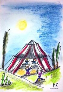 Der Zirkus Zeichnung | Alles in Pastell | Der Zirkus | Bild 4
