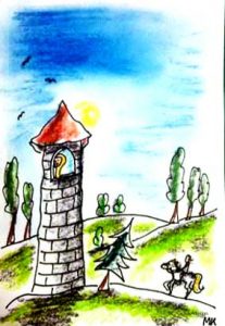 Rapunzel im Turm Zeichnung | Alles in Pastell | Rapunzel im Turm | Bild 22