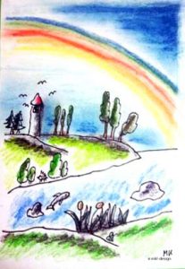 Der Rapunzelturm Zeichnung | Alles in Pastell | Der Rapunzelturm | Bild 21