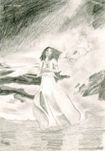 Die Frau im Nebel Zeichnungen | Die Frau im Nebel | Bild 2