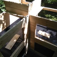 Fotos | Cavia Porcellus Castle | Der Bau des Winterhauses - Der Turm | Bild 019