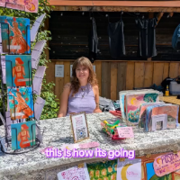 Lara Franziska | Moonlightartist | Auf einem Flohmarkt