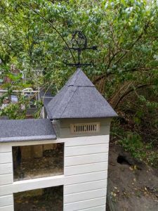 Fotos | Cavia Porcellus Castle | Das Winterhaus - Die Wetterfahne | Bild 059