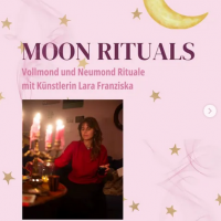 Lara Franziska | Moonlightartist | Moon Rituals | Flyer