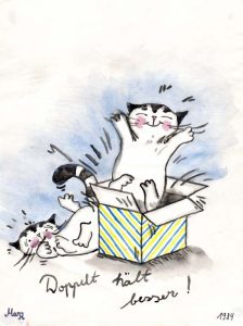 Kater Jakob doppelt Zeichnungen | Kater Jakob doppelt | Bild 9