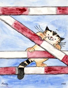 Kater Jakob mit Schranke Zeichnung | Kater Jakob mit Schranke | Bild 32