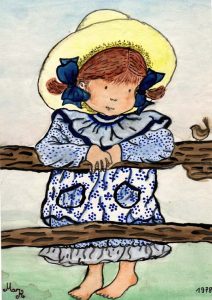 Das Mädchen am Zaun Zeichnungen | Sarah Kay | Das Mädchen am Zaun | Bild 1