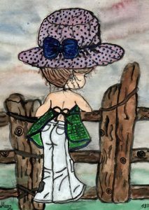 Das Mädchen am Zaun Zeichnungen | Sarah Kay | Das Mädchen am Zaun | Bild 3