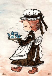 Das Dienstmädchen Zeichnungen | Sarah Kay | Das Dienstmädchen | Bild 21