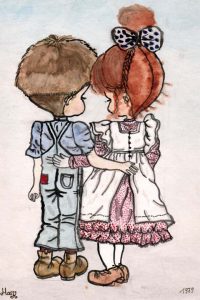 Das Liebespaar Zeichnungen | Sarah Kay | Das Liebespaar | Bild 8