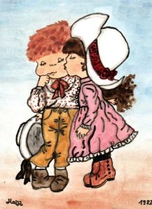 Das Liebespaar Zeichnungen | Sarah Kay | Das Liebespaar | Bild 20