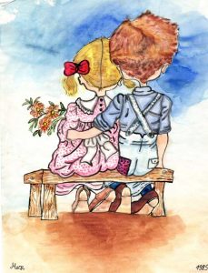 Das Liebespaar Zeichnungen | Sarah Kay | Das Liebespaar | Bild 25