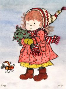 Das Mädchen im Winter Zeichnungen | Sarah Kay | Das Mädchen im Winter | Bild 7