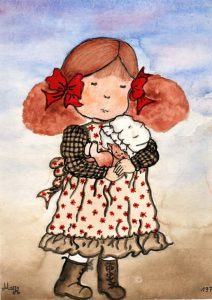 Das Mädchen mit der Katze Zeichnungen | Sarah Kay | Das Mädchen mit der Katze | Bild 5