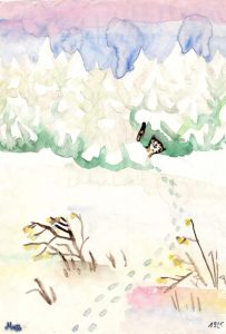 Kater Jakob im Wald Zeichnung | Kater Jakob im Wald | Bild 18