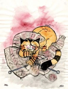 Kater Jakob und der Pullover Zeichnung | Kater Jakob und der Pullover | Bild 27