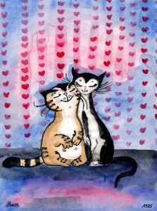 Kater Jakob und die Liebe Zeichnung | Kater Jakob und die Liebe | Bild 17